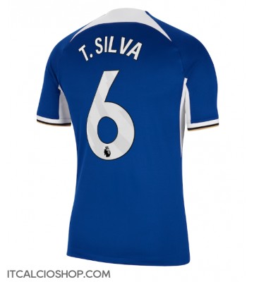 Chelsea Thiago Silva #6 Prima Maglia 2023-24 Manica Corta